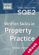 Cover of Revise SQE2: Written Skills in Property Practice (eBook)