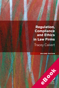 Cover of Regulation, Compliance and Ethics in Law Firms (eBook)