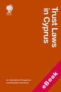 Cover of Trust Laws in Cyprus: An International Perspective (eBook)