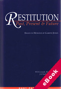 Cover of Restitution: Past, Present and Future: Essays in Honour of Gareth Jones (eBook)