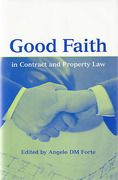 Cover of Good Faith in Contract and Property