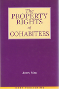 Cover of The Property Rights of Cohabitees