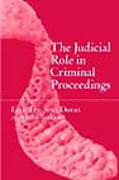 Cover of The Judicial Role in Criminal Proceedings