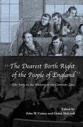 Cover of The Dearest Birth Right of the People of England: The Jury in the History of the Common Law
