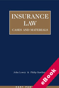 Cover of Insurance Law: Cases and Materials (eBook)