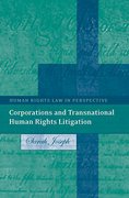 Cover of Corporations and Transnational Human Rights Litigation