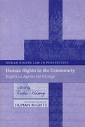 Cover of Human Rights in the Community: Rights as Agents for Change