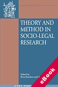 Cover of Theory and Method on Socio-Legal Research (eBook)