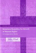 Cover of Monetary Remedies for Breach of Human Rights: A Comparative Study