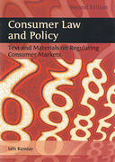 Cover of Consumer Law and Policy: Text and Materials on Regulating Consumer Markets