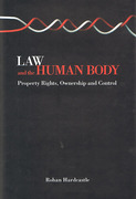 Cover of Law and the Human Body: Property Rights, Ownership and Control