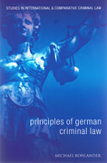 Cover of Principles of German Criminal Law