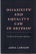 Cover of Disability and Equality Law in Britain: The Role of Reasonable Adjustment