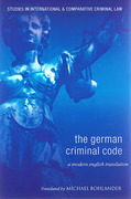 Cover of The German Criminal Code: A Modern English Translation