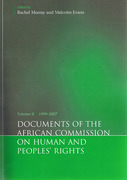 Cover of Documents of the African Commission on Human and Peoples' Rights Volume II: 1999-2007