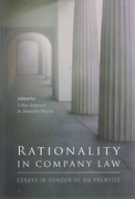 Cover of Rationality in Company Law: Essays in Honour of DD Prentice