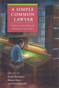 Cover of A Simple Common Lawyer: Essays in Honour of Michael Taggart