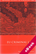 Cover of EU Criminal Law (eBook)