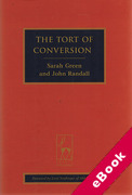 Cover of The Tort of Conversion (eBook)