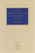 Cover of Foreign Currency Claims in the Conflict of Laws