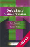 Cover of Debating Restorative Justice (eBook)