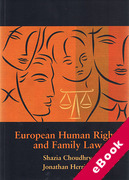 Cover of European Human Rights and Family Law (eBook)