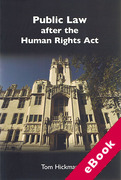 Cover of Public Law after the Human Rights Act (eBook)