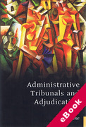 Cover of Administrative Tribunals and Adjudication (eBook)