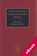 Cover of Constructive and Resulting Trusts (eBook)