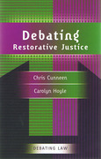 Cover of Debating Restorative Justice
