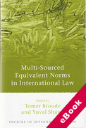 Cover of Multi-Sourced Equivalent Norms in International Law (eBook)