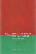 Cover of From House of Lords to Supreme Court: Judges, Jurists and the Process of Judging