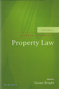 Cover of Modern Studies in Property Law: Volume 6