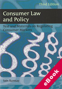 Cover of Consumer Law and Policy: Text and Materials on Regulating Consumer Markets (eBook)
