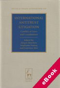 Cover of International Antitrust Litigation: Conflict of Laws and Coordination (eBook)