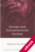 Cover of Europe and Extraterritorial Asylum (eBook)
