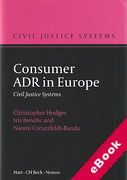 Cover of Consumer ADR in Europe (eBook)