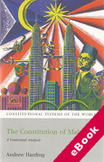 Cover of The Constitution of Malaysia: A Contextual Analysis (eBook)