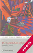 Cover of The Constitution China: A Contextual Analysis (eBook)
