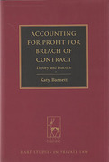 Cover of Accounting for Profit for Breach of Contract: Theory and Practice