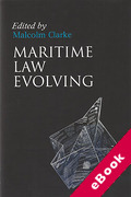 Cover of Maritime Law Evolving (eBook)