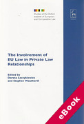 Cover of The Involvement of EU Law in Private Law Relationships (eBook)