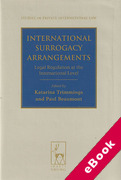 Cover of International Surrogacy Arrangements: Legal Regulation at the International Level (eBook)