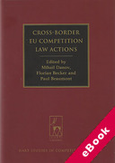 Cover of Cross-Border EU Competition Law Actions (eBook)