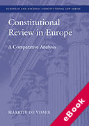 Cover of Constitutional Review in Europe: A Comparative Analysis (eBook)
