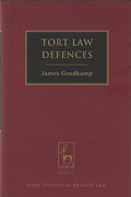 Cover of Tort Law Defences