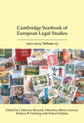 Cover of Cambridge Yearbook of European Legal Studies Volume 15, 2012-2013