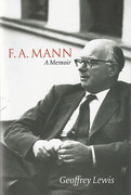 Cover of F. A. Mann: A Memoir