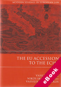 Cover of The EU Accession to the ECHR (eBook)