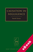 Cover of Causation in Negligence (eBook)